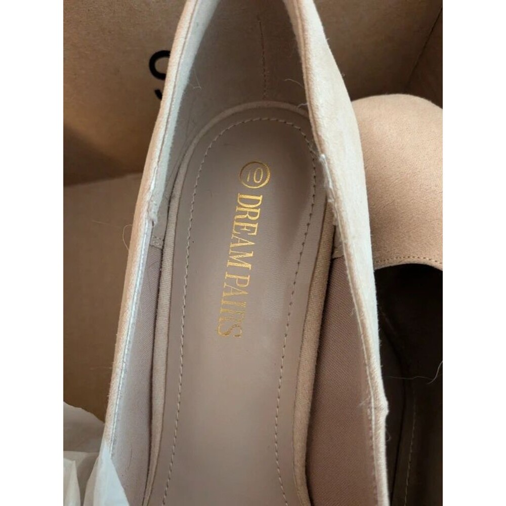 Tan Suede Heels size 10